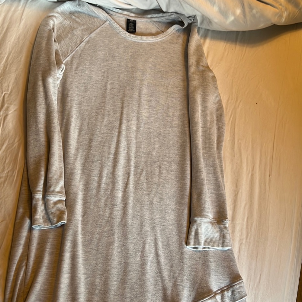 Active Life sweat shirt dress gray Large preowned